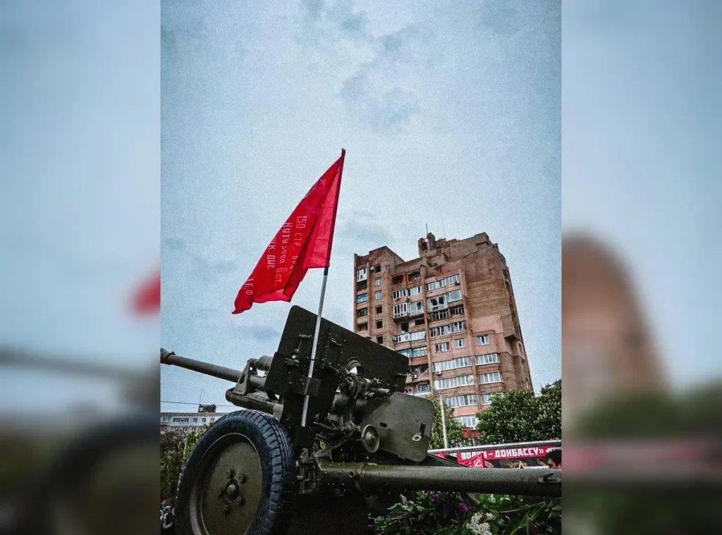 Памятник «Пушка» в Мариуполе. Источник фото: паблик VK «Волонтеры победы».