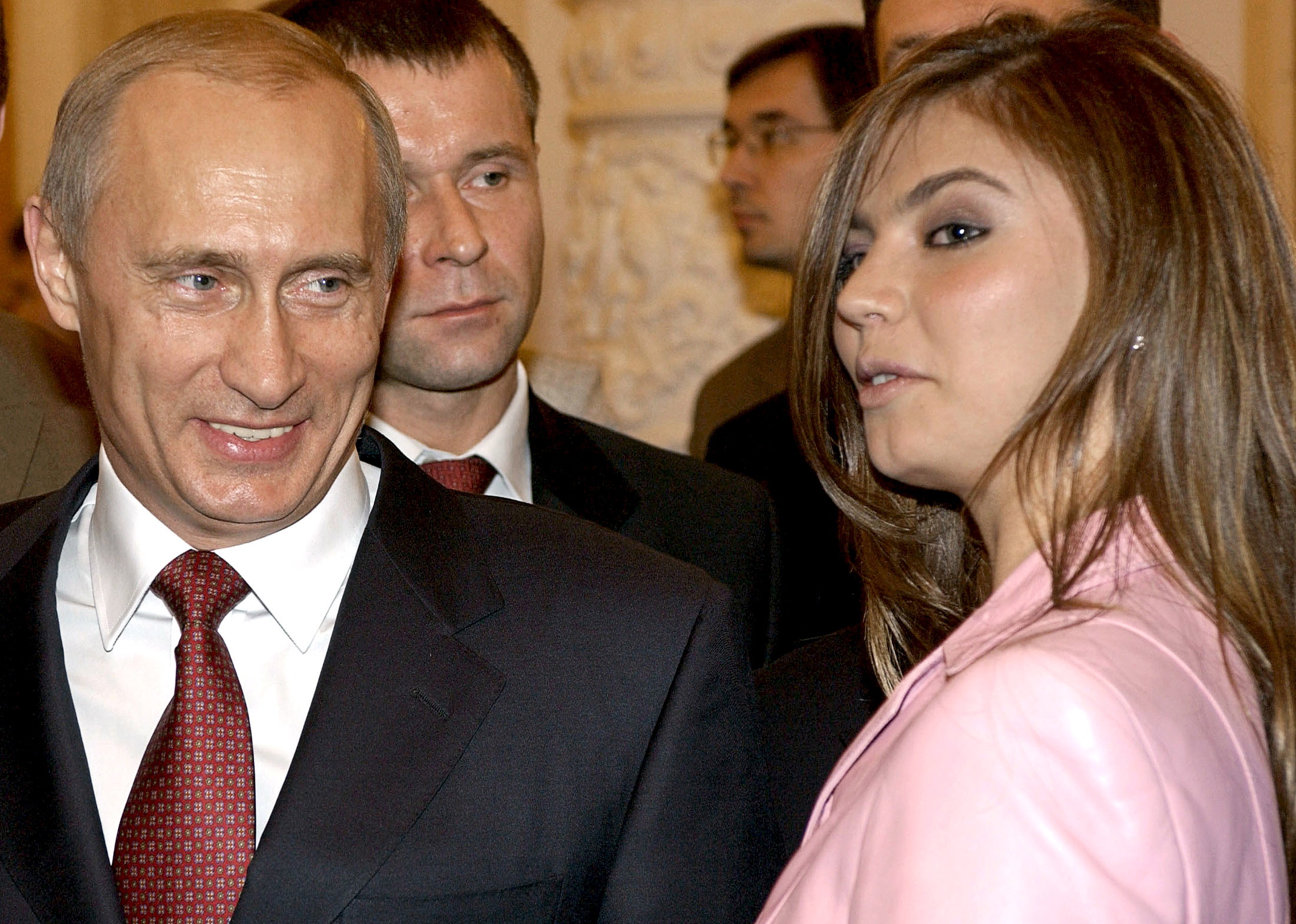 Владимир Путин и Алина Кабаева в 2004 году