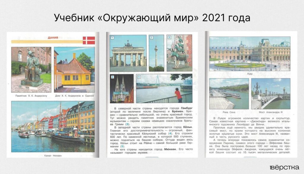 Соседей России на западе и США последний раз упоминает учебник 2021 года